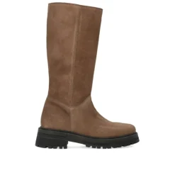 Angulus 6198 halvlang støvle i taupe ruskind