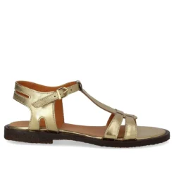 Angulus 5415 sandal i guld skind