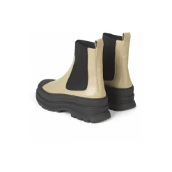 Angulus 7708 støvler i beige skind med chunky såler