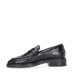 Billi Bi A19689 loafer i sort lakskind