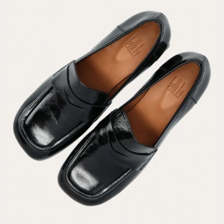 Billi Bi A9221 pumps i sort lakskind