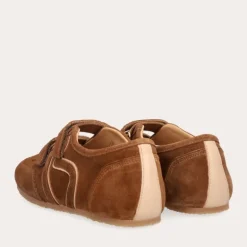 Billi Bi A8577 sneakers i brun ruskind