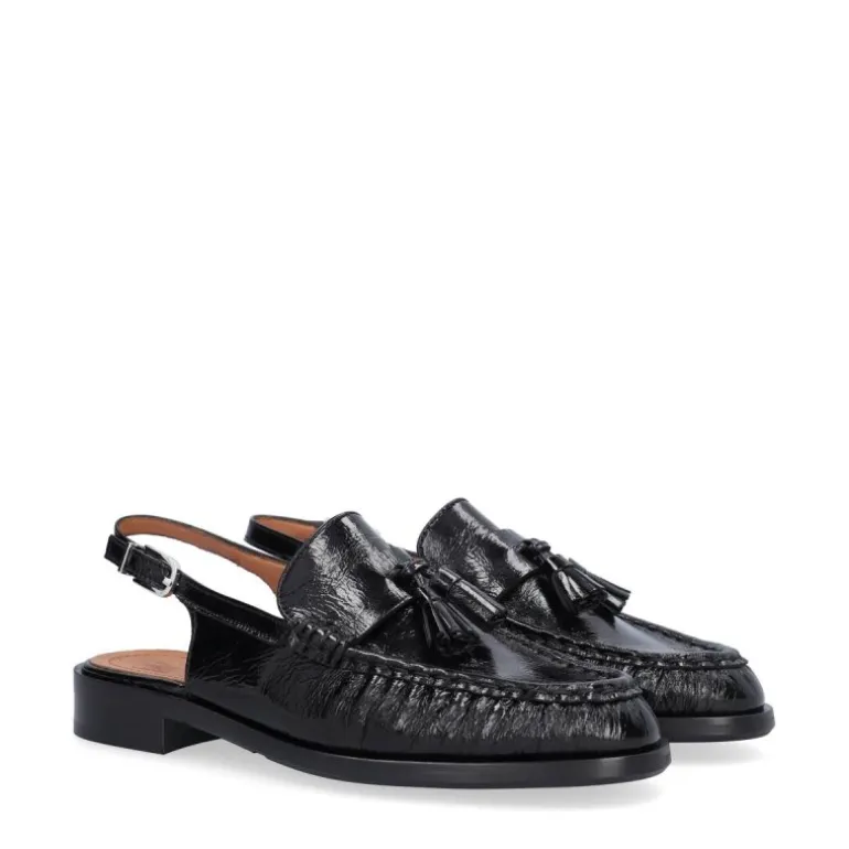 Billi Bi A9698 sort loafer med slingback