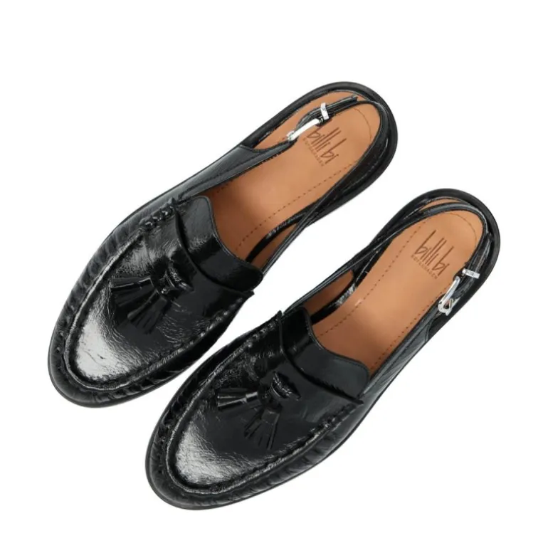 Billi Bi A9698 sort loafer med slingback