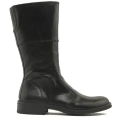 Bubetti 9880 3/4 lang støvle i sort skind