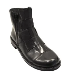 Bubetti 2531 flettet støvle i sort på BRED LÆST