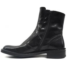 Bubetti 2078 klassisk sort skindstøvle