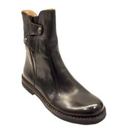 Bubetti 9892 støvle i mørkebrun skind med rågummisåler