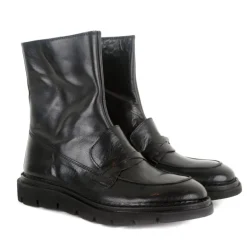 Bubetti 9973 støvle i sort skind