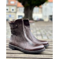 Bubetti 9892 støvle i vasket hasselnød skind