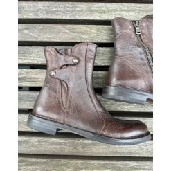 Bubetti 9892 støvle i vasket hasselnød skind