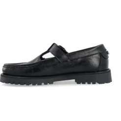 Cashott CASLENA Mary Jane loafer i sort skind