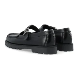 Cashott CASLENA Mary Jane loafer i sort skind