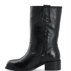 Cashott CASVILMA mellemlang støvle i sort skind