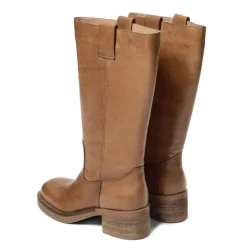 Pavement Anneli langskaftede støvler i tan skind