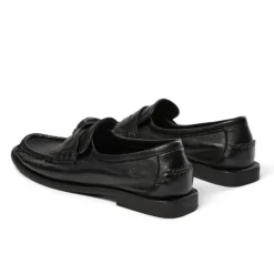 Pavement Elmira blød loafer i sort skind