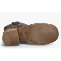 Pavement Jenny Wool ankelstøvle i brun vintage læder med foer