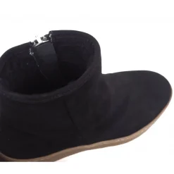 Pavement Nora vinterstøvle i sort ruskind med uldfoer