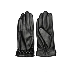 RE:DESIGNED Kaalyn skindhandske i sort