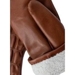 RE:DESIGNED Skindluffer Kara mitten i cognac skind