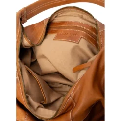 RE:DESIGNED Taske Genevie i Burned Tan skind