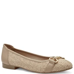 Tamaris 22112 ballerina i taupe boucle
