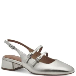 Tamaris 29510 sko med hæl i metallic
