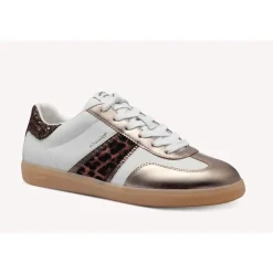 Tamaris 23624 sneakers i hvid med leo detaljer