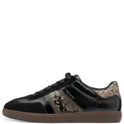Tamaris 23624 sneakers i sort med detaljer