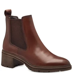 Tamaris 25456 støvle i cognac skind