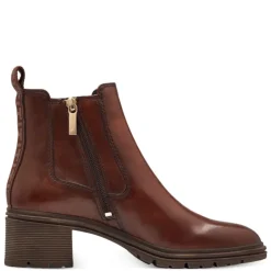 Tamaris 25456 støvle i cognac skind