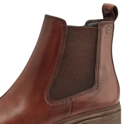Tamaris 25456 støvle i cognac skind