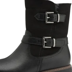 Tamaris 26820 vinterstøvle i sort skind med foer