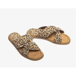 Unisa CAMBY slip in sandal i leopard