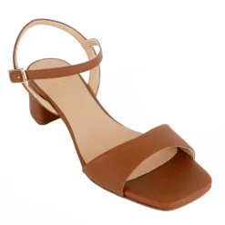 Unisa KIRK sandal i cognac skind
