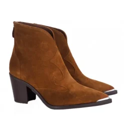 Unisa MARCEL cowboy inspireret støvle i ruskind