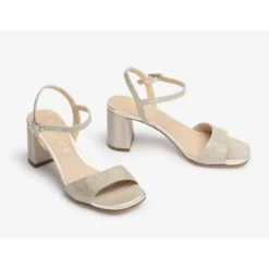 Unisa MORATY sandal i guld glitter