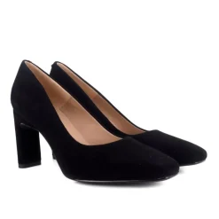 Unisa WABA pumps i sort ruskind