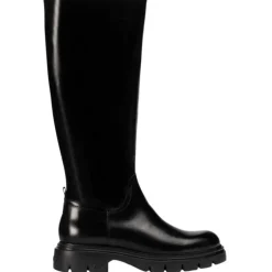 Wonders A-4304 langskaftet støvle i sort skind