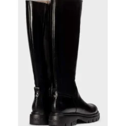 Wonders A-4304 langskaftet støvle i sort skind